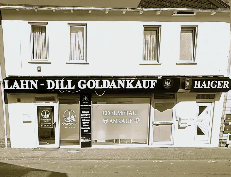 Die Fassade des Ladengeschäfts in der Kreuzgasse 9 in Haiger - Ihr Ziel aus Siegen